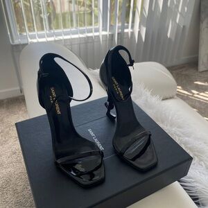 Saint Laurent Glossy Black Heels